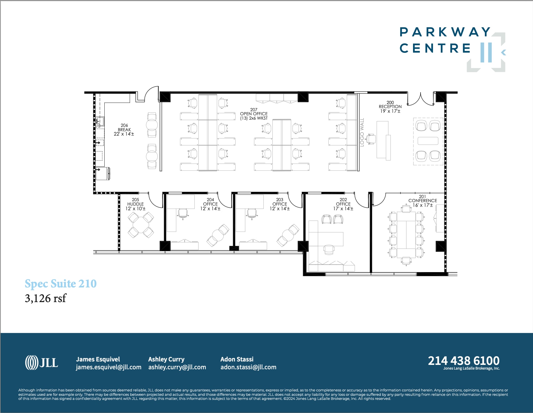 2805 Dallas Pkwy, Plano, TX à louer Plan d’étage– Image 1 sur 1
