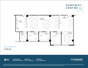 2805 Dallas Pkwy, Plano, TX à louer Plan d’étage– Image 1 sur 1