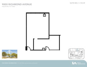 9800 Richmond Ave, Houston, TX à louer Plan d’étage– Image 1 sur 1