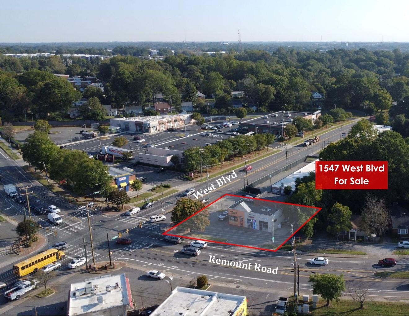 1547 West Blvd, Charlotte, NC à vendre Aérien– Image 1 sur 2
