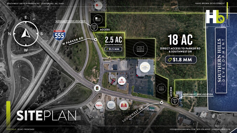 Parker Rd, Jonesboro, AR à vendre - Aérien – Image 3 sur 4