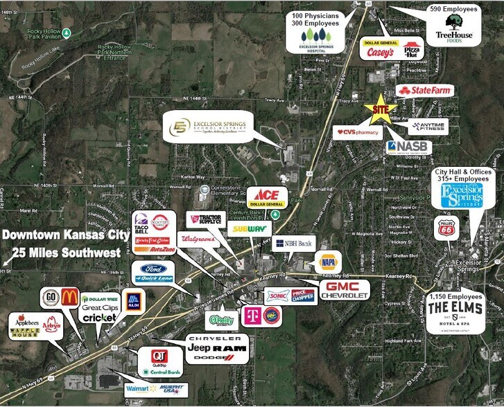 1018 N Jesse James Rd, Excelsior Springs, MO à vendre - Photo de l’immeuble – Image 2 sur 11