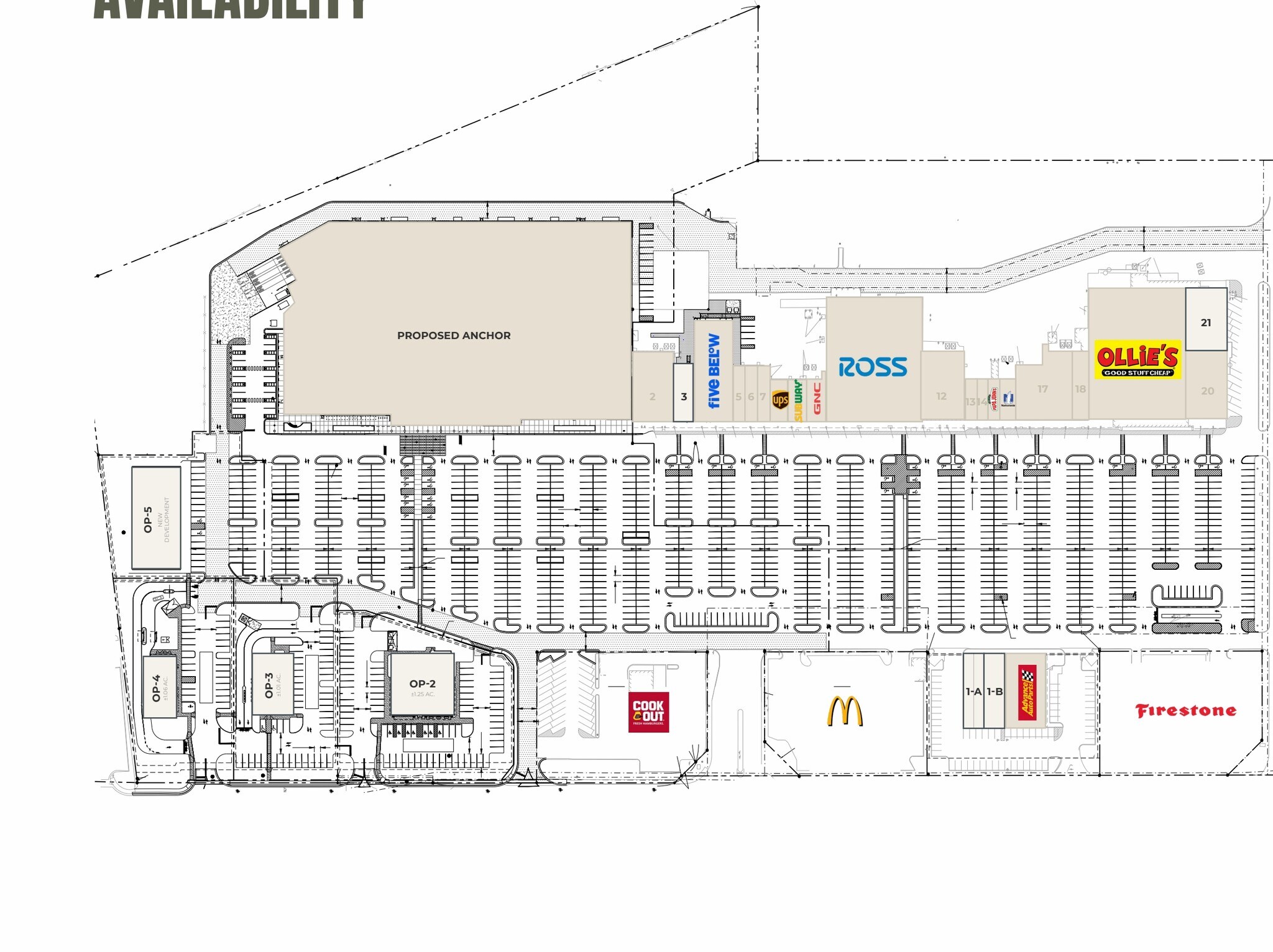 3725-3855 Ramsey St, Fayetteville, NC à louer Plan de site– Image 1 sur 2