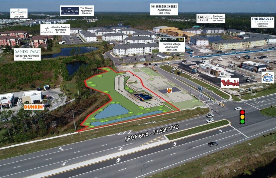 1972 Lpga Blvd, Daytona Beach, FL à vendre - Plan de site – Image 3 sur 5