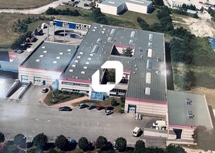Blyes - Vue aérienne vue de carte