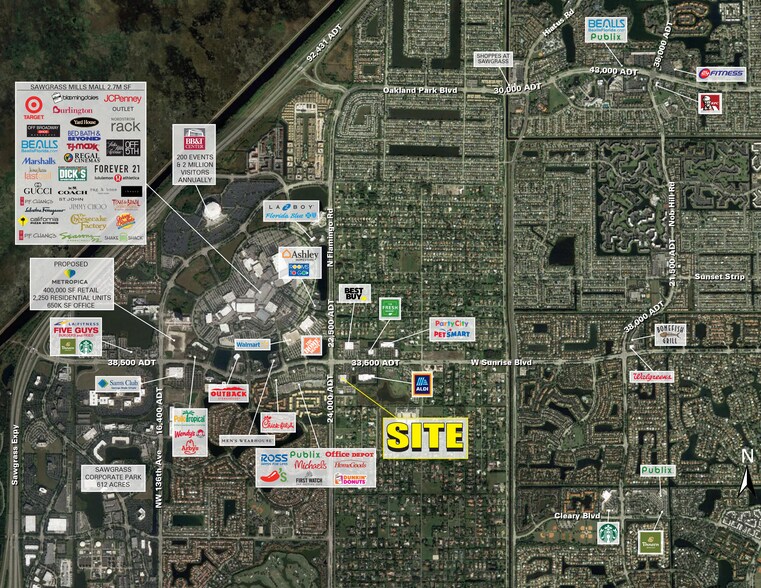 12300-12310 W Sunrise Blvd, Plantation, FL à louer - Photo de l’immeuble – Image 2 sur 15