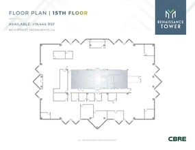 801 K St, Sacramento, CA à louer Plan de site– Image 1 sur 2