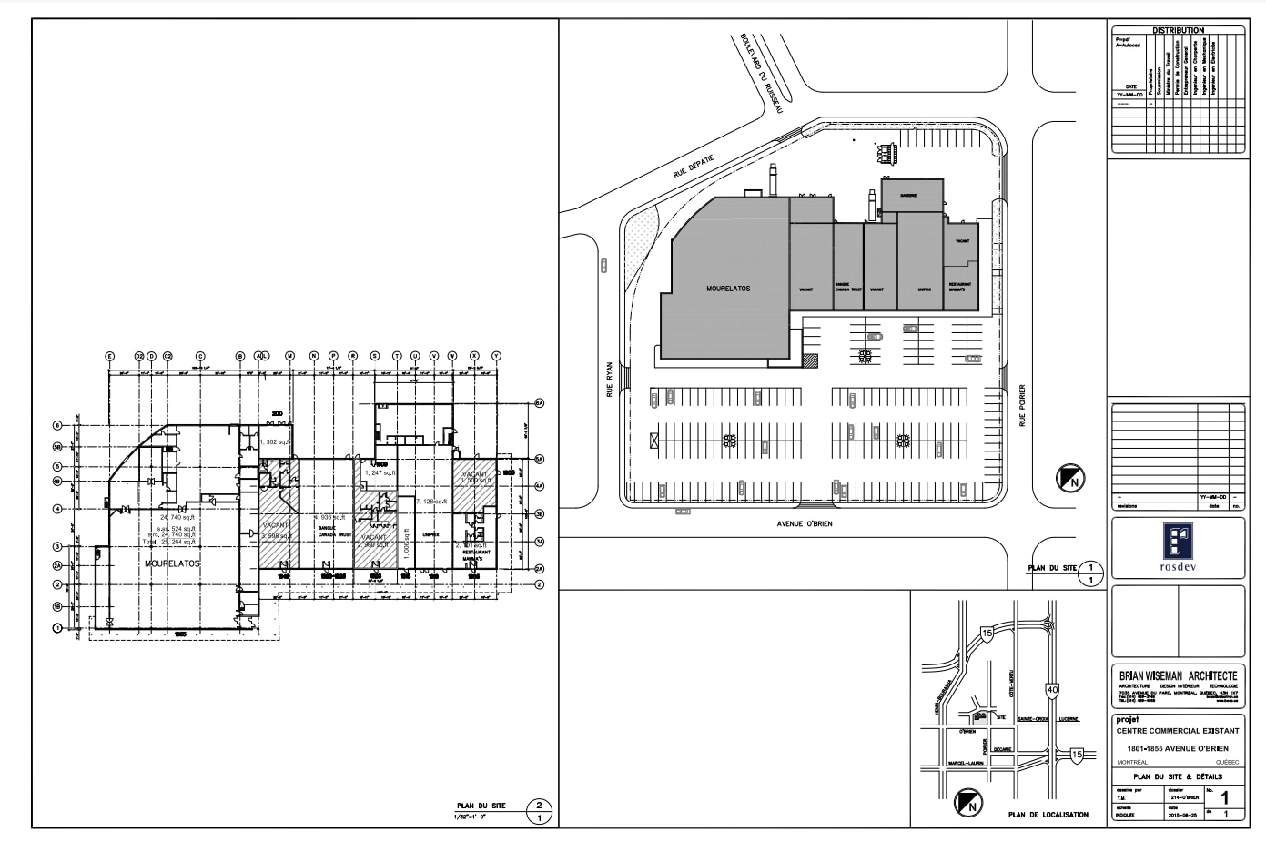 1801-1855 Av O'Brien, Montréal, QC à louer Plan d’étage– Image 1 sur 1