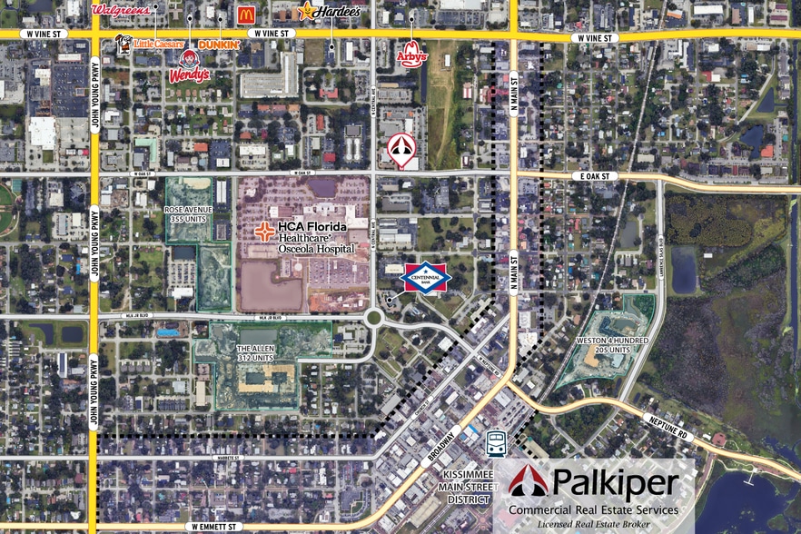 323 W Oak St, Kissimmee, FL à louer - Aérien – Image 2 sur 6