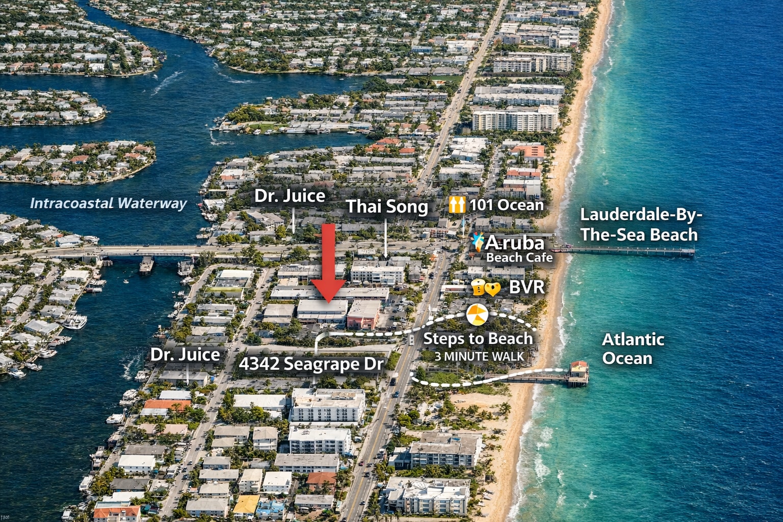 4342 Sea Grape Dr, Lauderdale-by-the-Sea, FL à louer Photo de l’immeuble– Image 1 sur 2