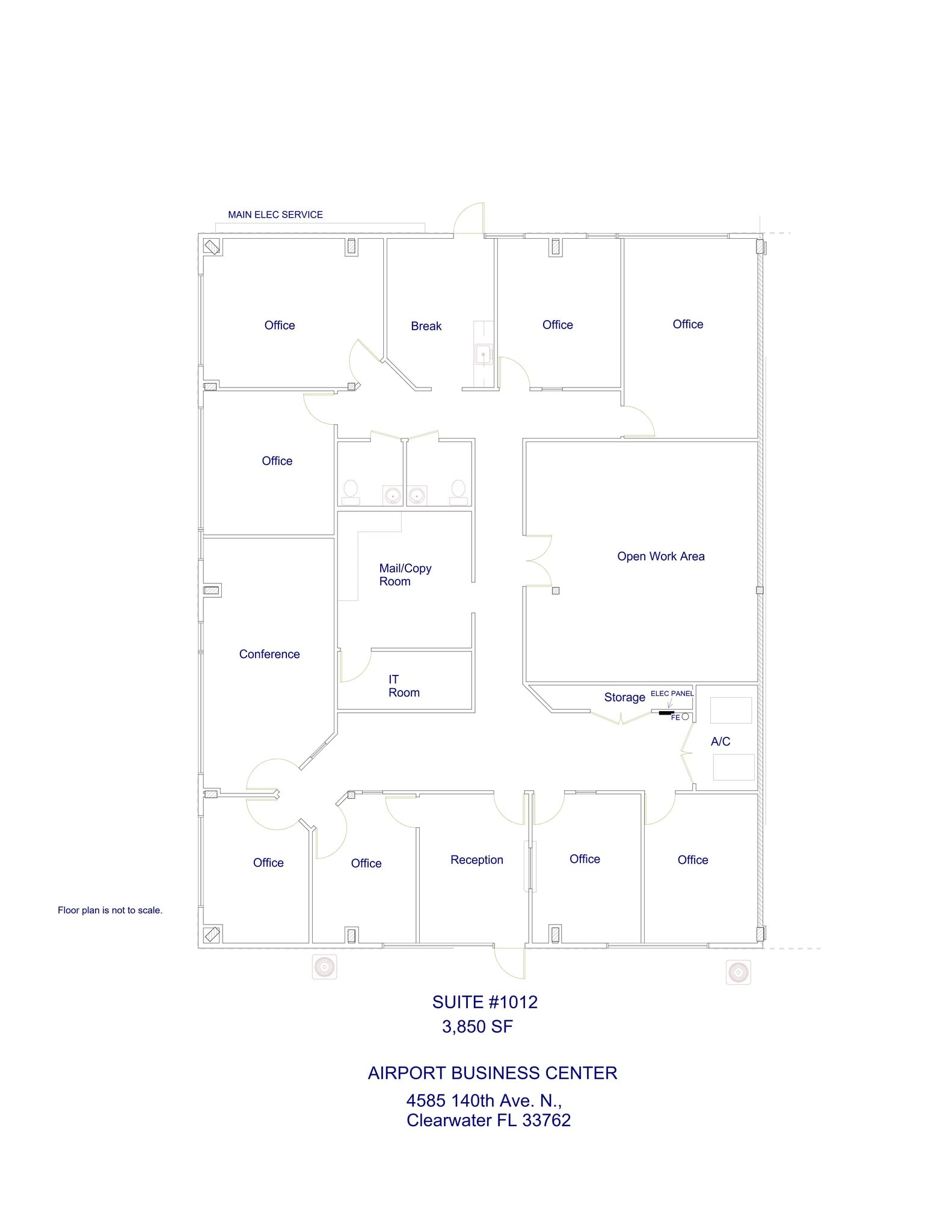 4500 140th Ave N, Clearwater, FL à louer Plan de site– Image 1 sur 1