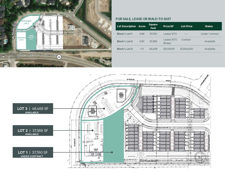 NEC W. State St. & Highway 44, Eagle, ID à louer - Plan de site – Image 2 sur 4