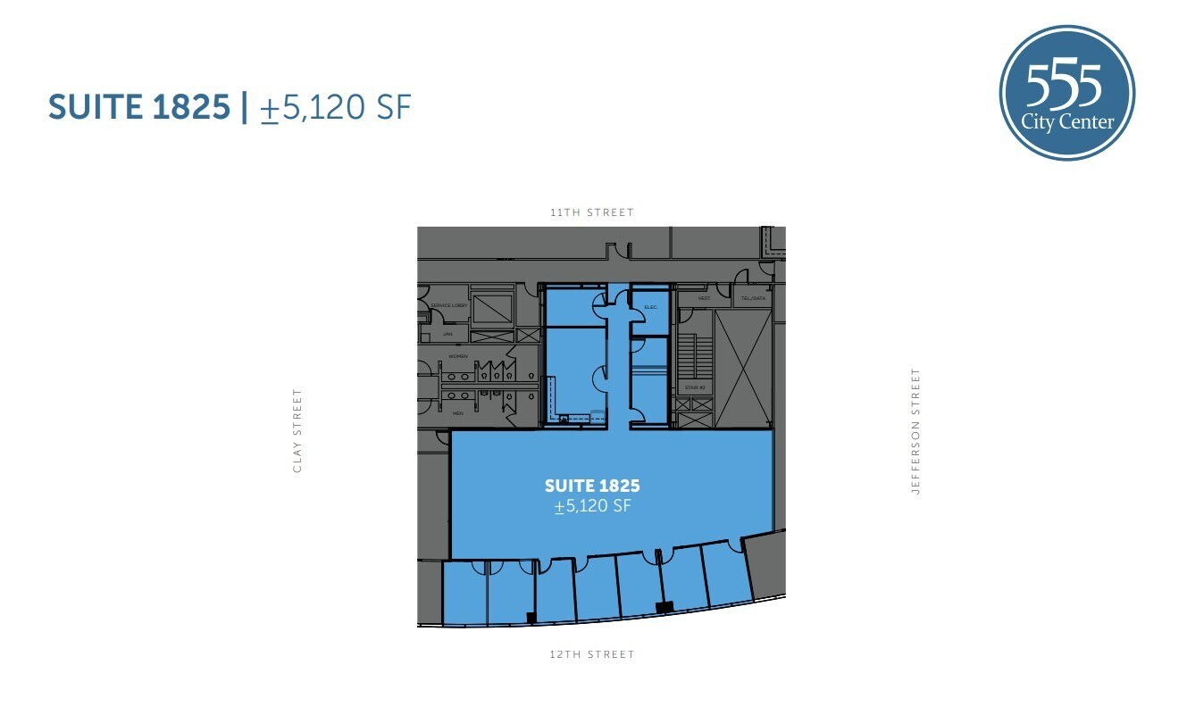 555 12th St, Oakland, CA à louer Plan d’étage– Image 1 sur 1