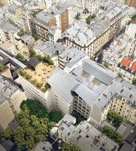 51 Rue Lemercier, Paris, PAR - Vue aérienne  vue de carte