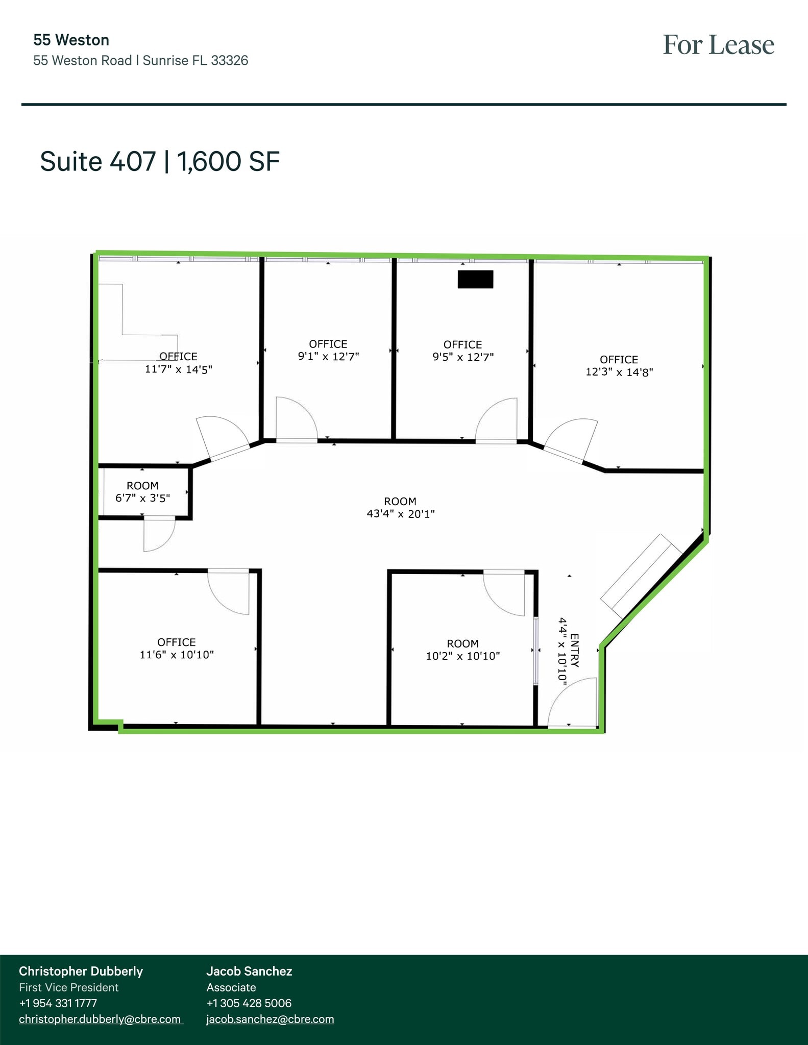 55 Weston Rd, Sunrise, FL à louer Plan de site– Image 1 sur 9