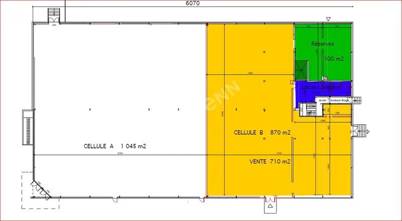 Local commercial dans Saint-Avold à louer - Plan d’étage – Image 3 sur 4