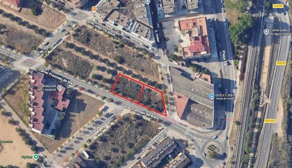Terrain dans El Vendrell, Tarragona à vendre - Aérien – Image 3 sur 4