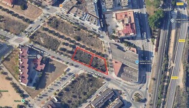 El Vendrell, TAR - Vue aérienne vue de carte