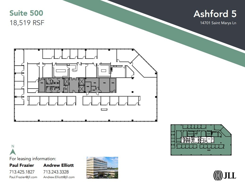 14701 St. Marys Ln, Houston, TX à louer Plan d’étage– Image 1 sur 1