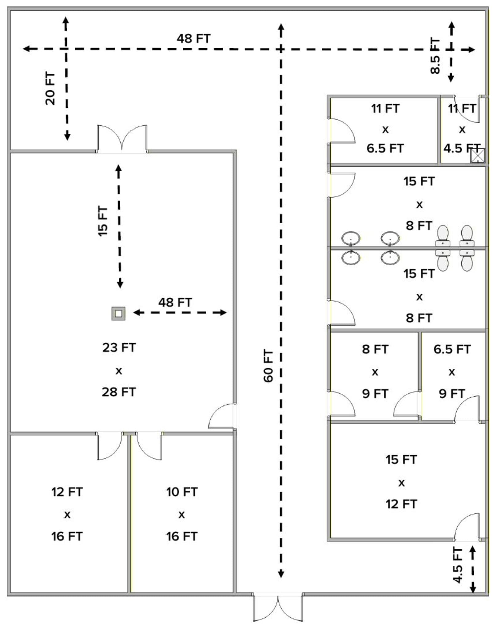 1811 Shady Oaks Dr, Denton, TX à louer Plan de site– Image 1 sur 1