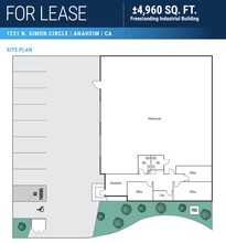 1231 N Simon Cir, Anaheim, CA à louer Plan d’étage– Image 1 sur 1