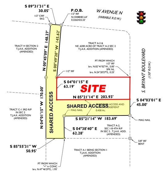 1801 S Bryant Blvd, San Angelo, TX à vendre - Plan cadastral – Image 1 sur 4