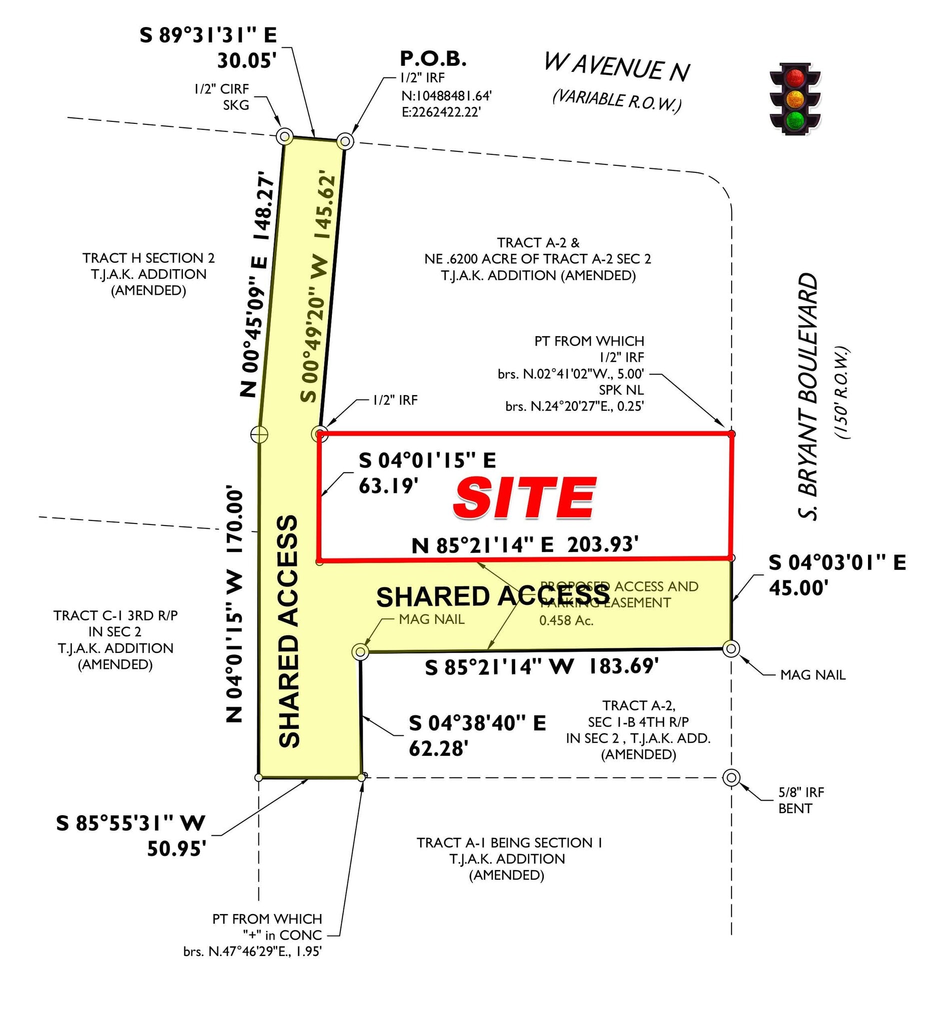 1801 S Bryant Blvd, San Angelo, TX à vendre Plan cadastral– Image 1 sur 5