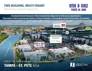 Plus de détails pour 6156 & 6162 Paseo Al Mar – Local commercial à vendre, Apollo Beach, FL