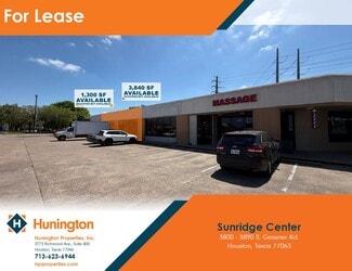 Plus de détails pour 3800-3890 S Gessner Dr, Houston, TX - Local commercial à louer
