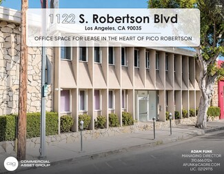 Plus de détails pour 1122 S Robertson, Los Angeles, CA - Bureau/Médical à louer