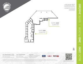 2398 E Camelback Rd, Phoenix, AZ à louer Plan d’étage– Image 2 sur 2