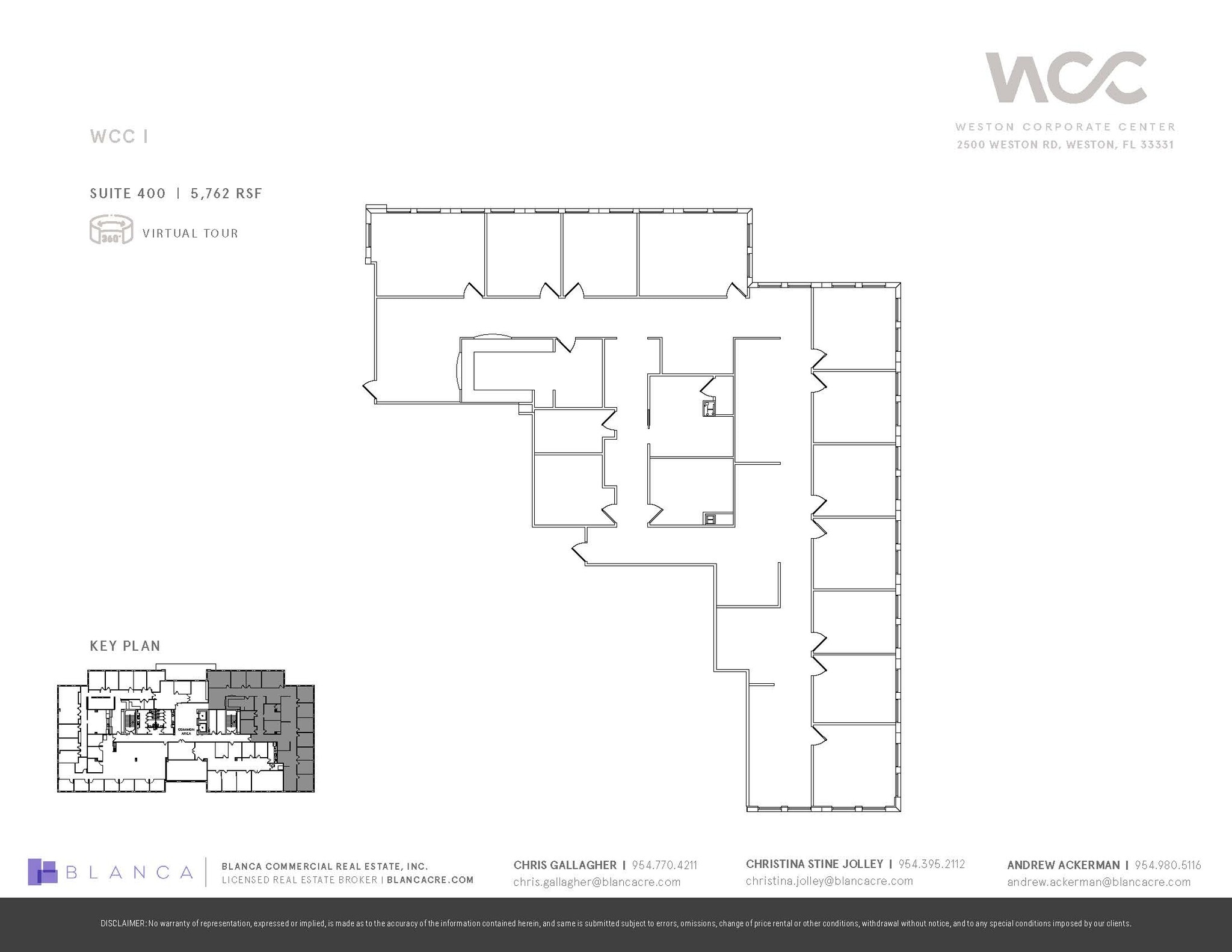 2500 Weston Rd, Weston, FL à louer Plan d’étage– Image 1 sur 1