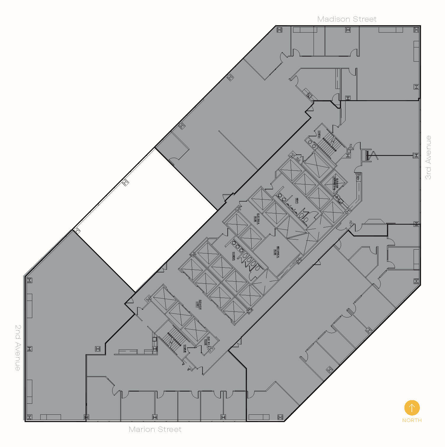 999 3rd Ave, Seattle, WA à louer Plan d’étage– Image 1 sur 1