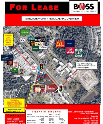 SEC 434 & Tuskawilla Rd, Winter Springs, FL à louer - Photo de l’immeuble – Image 2 sur 3