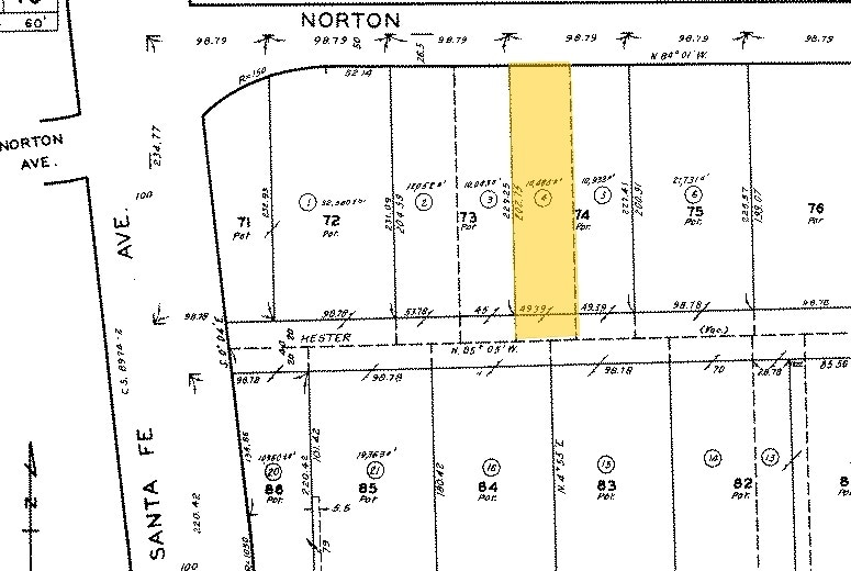 2826 Norton Ave, Lynwood, CA à vendre - Plan cadastral – Image 3 sur 3