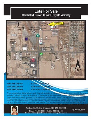 Plus de détails pour 2433-2435 Marshall Ave, Imperial, CA - Terrain à vendre