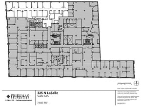 325 N LaSalle St, Chicago, IL à louer Plan d’étage– Image 1 sur 8