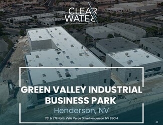 Plus de détails pour 761 N Valle Verde Dr, Henderson, NV - Industriel/Logistique à louer