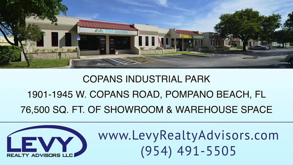 1927-1933 W Copans Rd, Pompano Beach, FL à louer - Vidéo sur l’annonce professionnelle – Image 2 sur 6