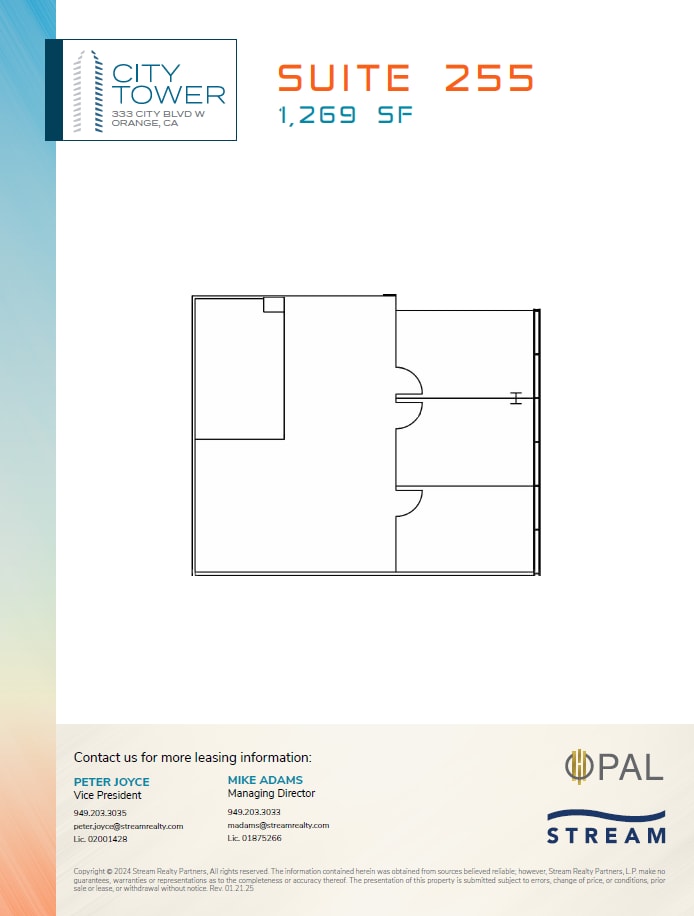333 City Blvd W, Orange, CA à louer Plan d’étage– Image 1 sur 1