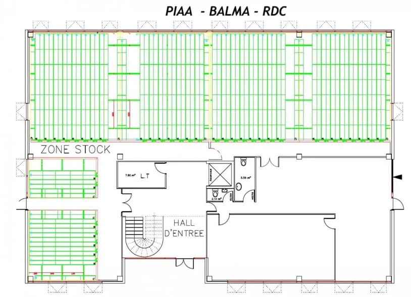 Bureau dans Balma à louer - Plan d’étage – Image 3 sur 5