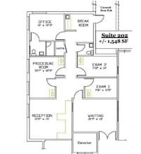 1717 Precinct Line Rd, Hurst, TX à louer Plan d’étage– Image 1 sur 1