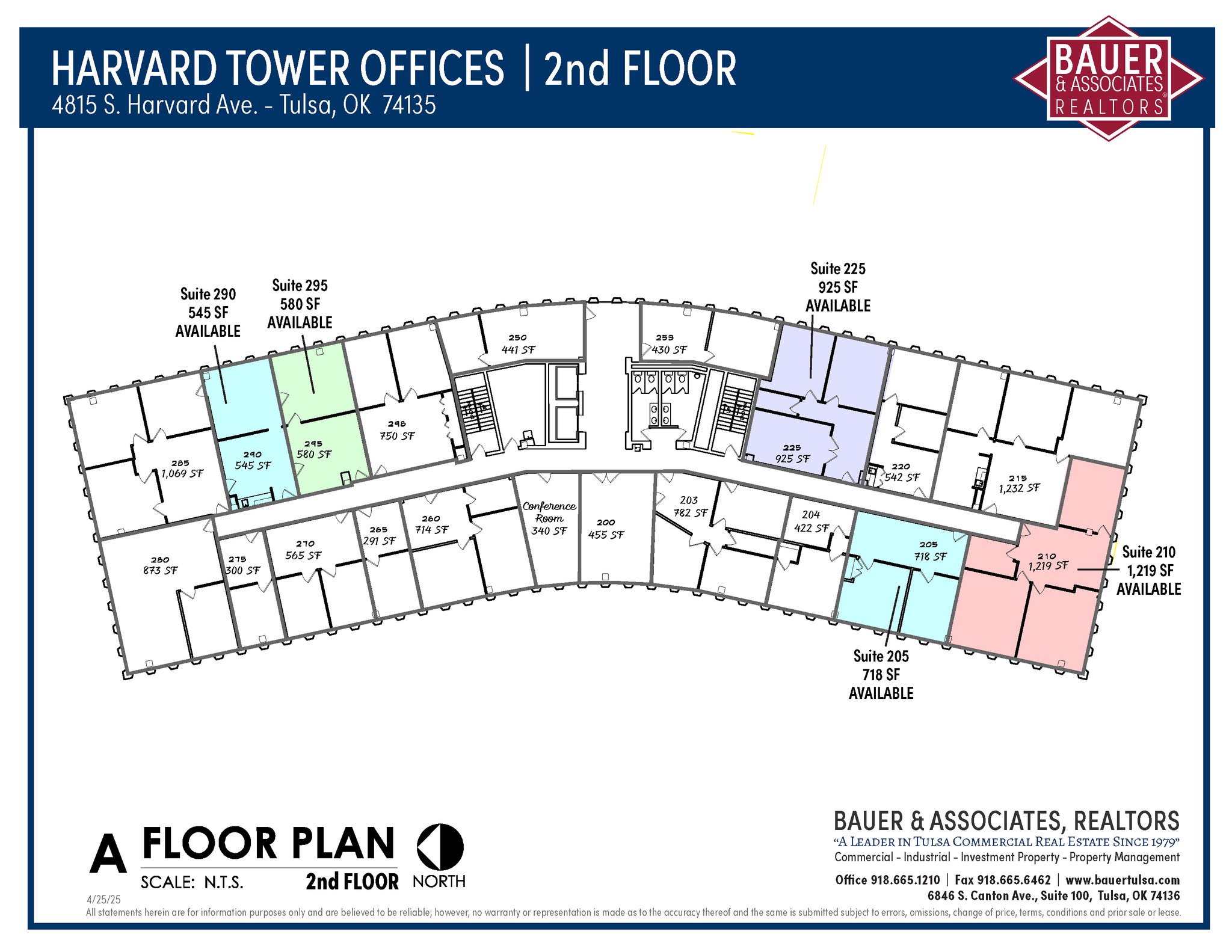 4815 S Harvard Ave, Tulsa, OK à louer Plan de site– Image 1 sur 1