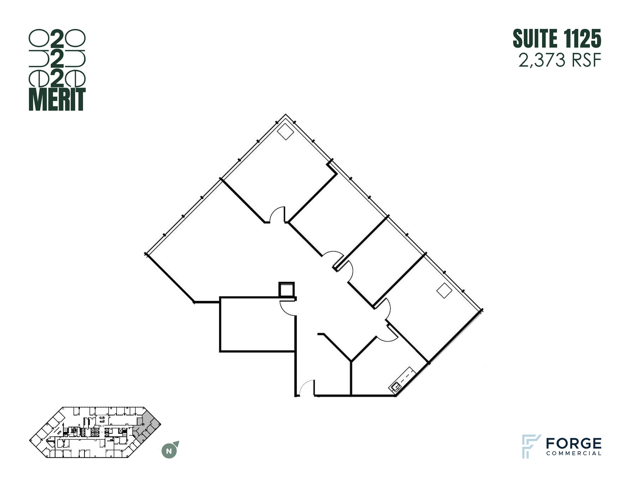 12221 Merit Dr, Dallas, TX à louer Plan d’étage– Image 1 sur 1