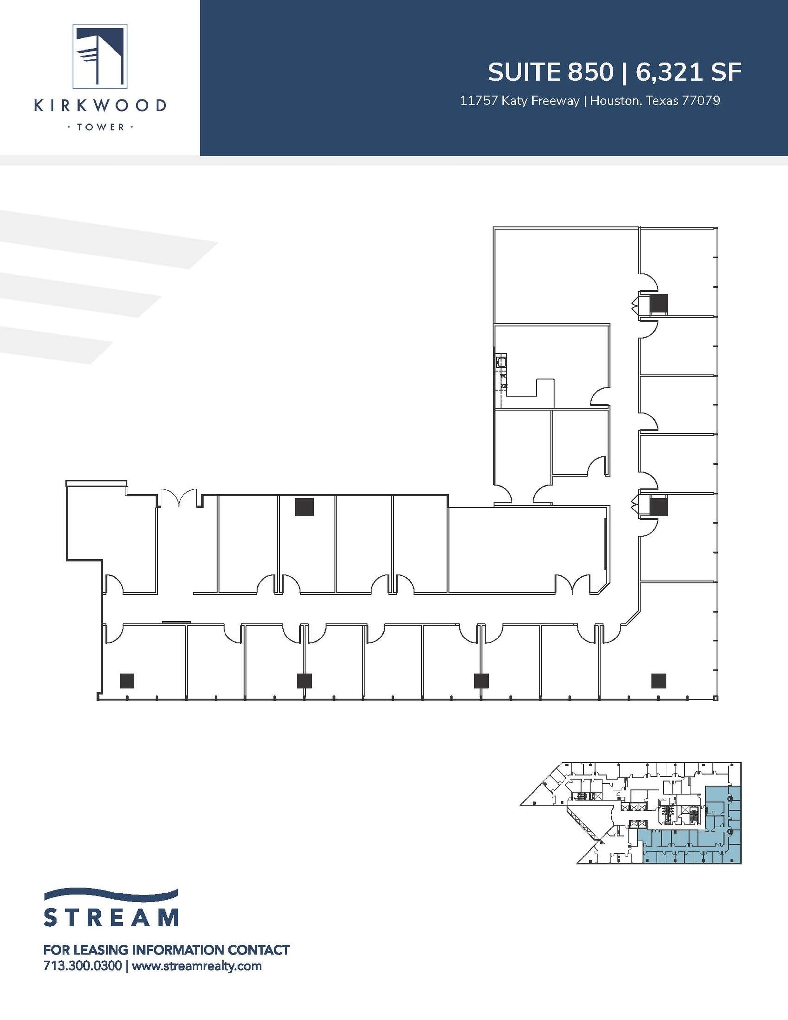 11757 Katy Fwy, Houston, TX à louer Plan d’étage– Image 1 sur 1