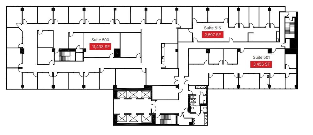 1330 Broadway, Oakland, CA à louer Plan d’étage– Image 1 sur 1