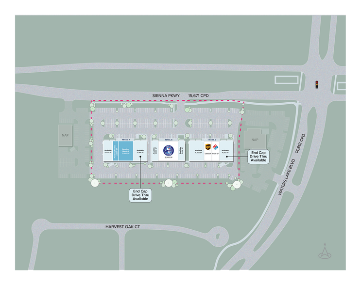 1625 Sienna Pk, Missouri City, TX à louer - Plan de site – Image 2 sur 2