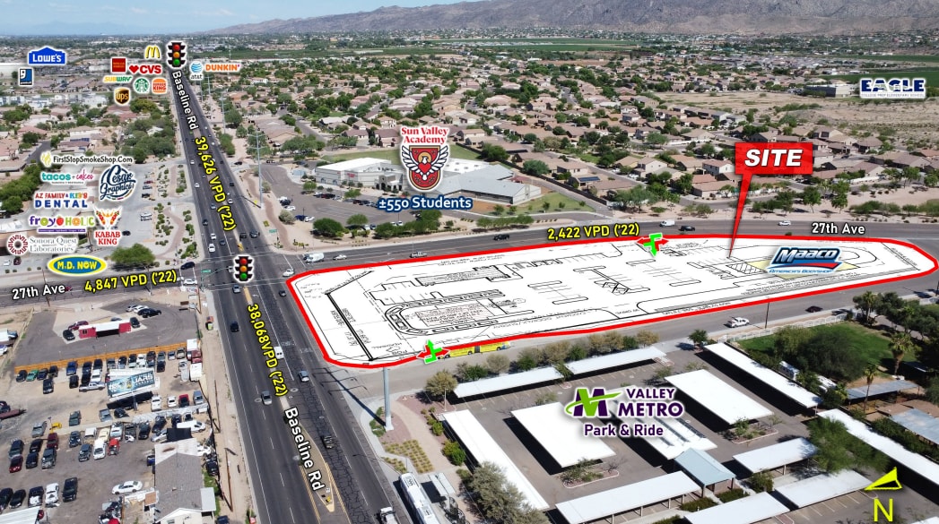 SW Baseline Rd & 27th Ave, Phoenix, AZ à louer Photo principale– Image 1 sur 8