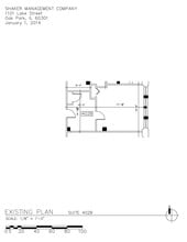 1100 Lake St, Oak Park, IL à louer Plan de site– Image 1 sur 1
