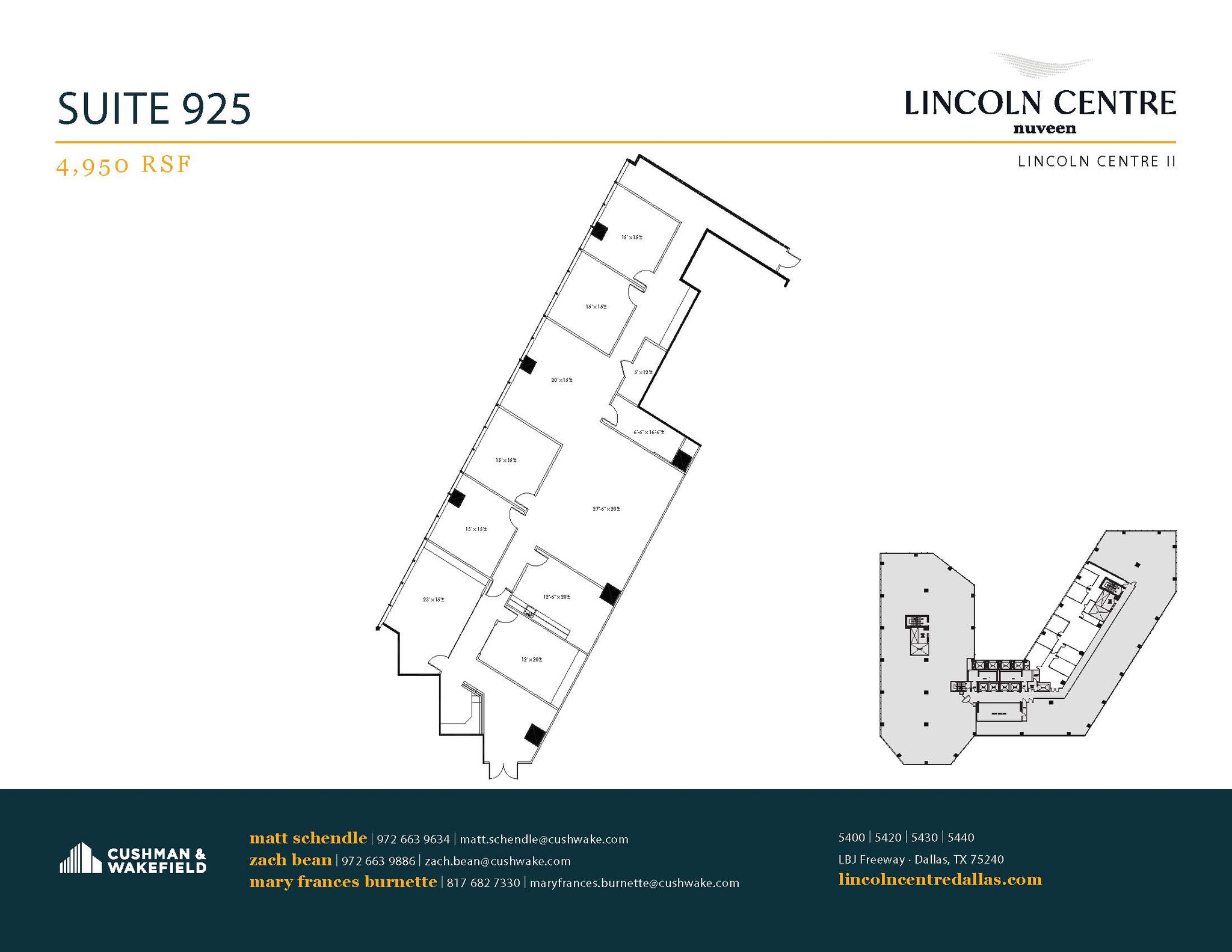 5400 Lyndon B Johnson Fwy, Dallas, TX à louer Plan d’étage– Image 1 sur 1